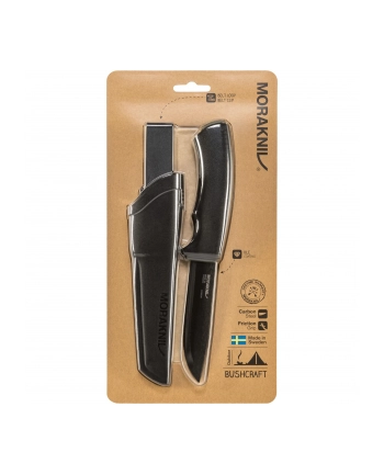Morakniv Nóż Bushcraft Czarny Bez Ząbków 10791 (176070)