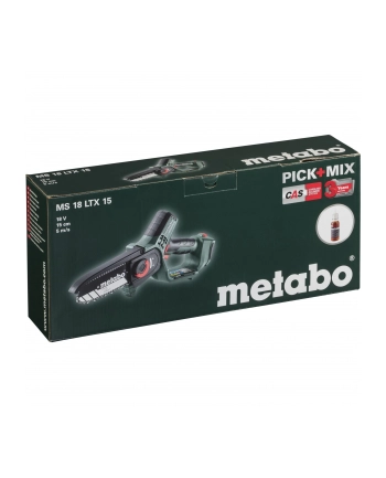Piła łańcuchowa akumulatorowa Metabo MS 18 LTX 15 (bez akumulatora i ładowarki) nr 1