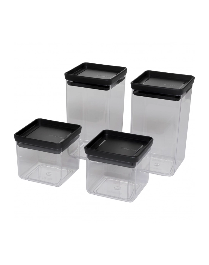 Brabantia Zestaw 4 Pojemników Kwadratowych Tasty+ główny