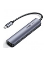UGREEN ADAPTER 5W1 CM418 HUB USB-C DO 2X USB 3.0, HDMI, RJ45, (SZARY) - nr 3
