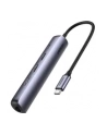 UGREEN ADAPTER 5W1 CM418 HUB USB-C DO 2X USB 3.0, HDMI, RJ45, (SZARY) - nr 6