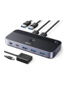 Switch przełącznik USB 3.0 UGREEN CM662, 2X4 out (czarny) (15705) - nr 1