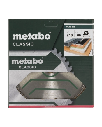 Metabo Piła tarczowa HW/CT 216x30 60 zębów Metabo 628066000 nr 1