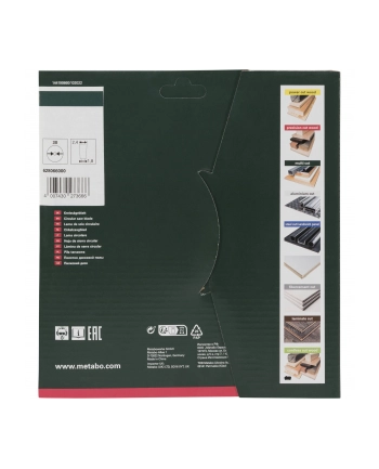 Metabo Piła tarczowa HW/CT 216x30 60 zębów Metabo 628066000 nr 2