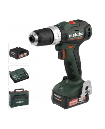 Akumulatorowa wiertarko-wkrętarka Metabo PowerMaxx BS 12 BL + metaBOX - 2 akumulatory Li-Power 12V/2.0Ah nr 2