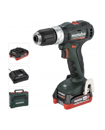 Akumulatorowa wiertarko-wkrętarka udarowa Metabo PowerMaxx SB 12 BL + metaBOX - 2 akumulatory LiHD 12V/4.0Ah nr 2