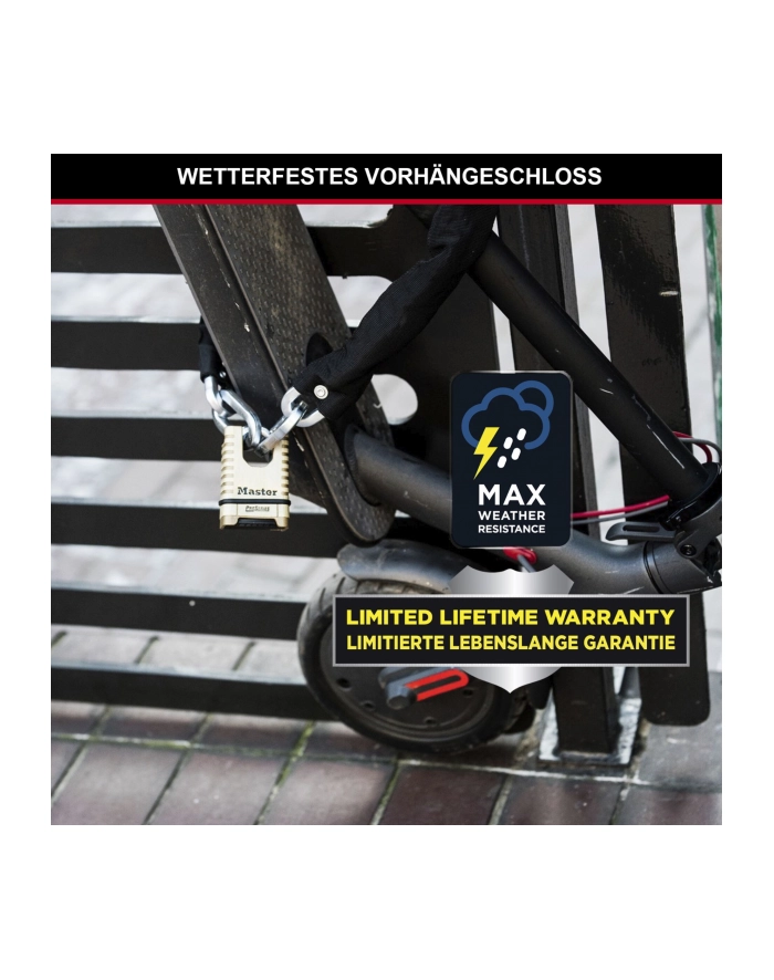 Master Lock Emaga M1177Eurd Mosiądz główny