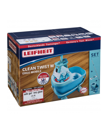 Zestaw mop CLEAN TWIST M Ergo na kółkach
