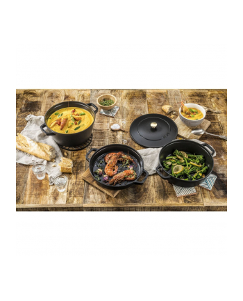 zwilling Zestaw 3 naczyń żeliwnych z pokrywką Staub - 24 cm, Czarny nr 1