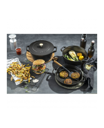 zwilling Zestaw 3 naczyń żeliwnych z pokrywką Staub - 24 cm, Czarny nr 2
