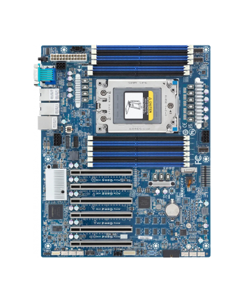 Płyta główna Gigabyte ME03-CE0 1x SP6 AMD Epyc 8004 SoC (12x DIMM, 3x MCIO 4i, 1xM2, 2x10Gbe, IPMI, ATX)