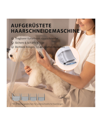 Zestaw do pielęgnacji sierści zwierząt Petkit AirClipper 5w1