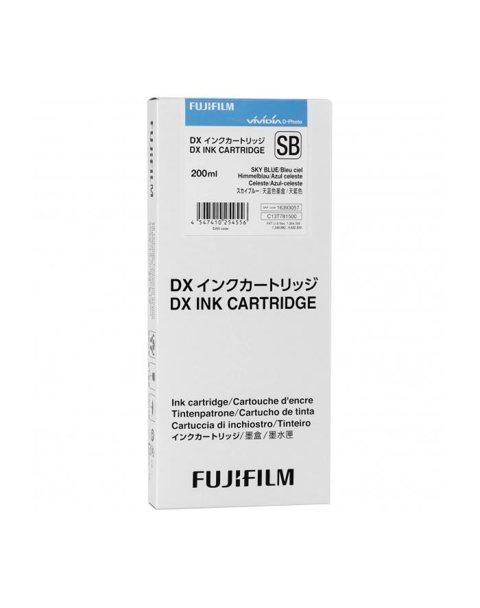 FUJIFILM DX INK CARTRIDGE 200 ML SKYBLUE główny