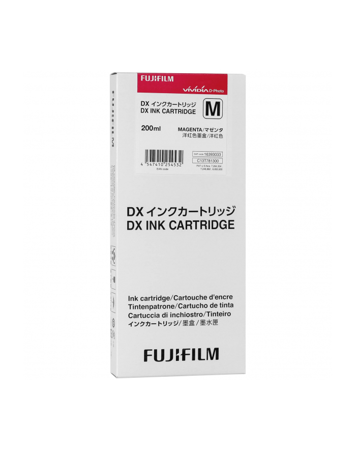 FUJIFILM DX INK CARTRIDGE 200 ML MAGENTA główny