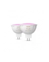PHILIPS HUE White and color ambiance Inteligentny reflektor punktowy MR16 2szt (929003575302) - nr 31