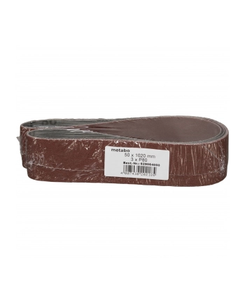 Metabo 3 taśmy szlifierskie 50x1020mm P 80 SSP (629064000) nr 1