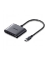 UGREEN CZYTNIK KART + USB, CM387, USB-C (CZARNY) - nr 2