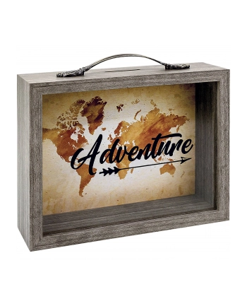 Zep Skarbonka Vida 6,5X21 Holz/Glas Savings Box Rm1093 nr 1