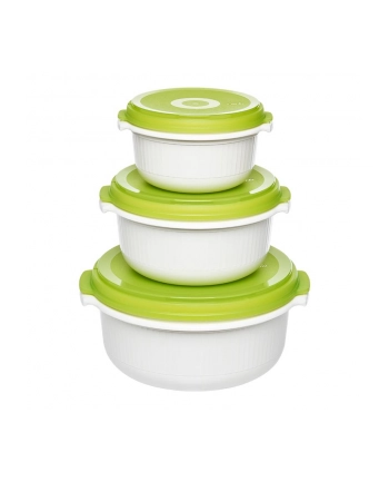 Emsa MICRO FAMILY 3 PACK Garnek żeliwny zielony 509741