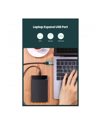 Adapter USB do USB-C 3.1 UGREEN US270 (szary) nr 2