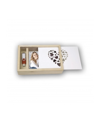 Zep Pudełko drewniane na zdjęcia Love Box Usb (CZ1246) nr 2