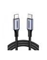 Ugreen Kabel Usb Kabel Przewód Usb Typ C - Usb Typ C 5 A 100 w Power Delivery Quick Charge 3.0 Fcp 480 Mbps 1 M Szary (70427 Us316) - nr 1