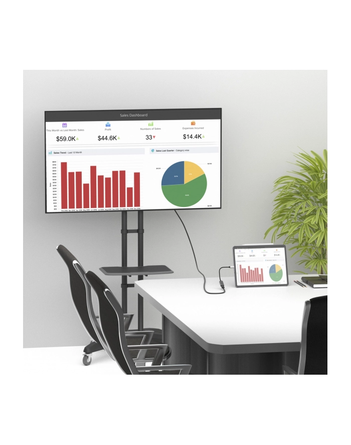 Marmitek Adapter USB Connect USB-C - DisplayPort Srebrny (8371) główny
