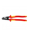 KNIPEX StepCut XL cable cutters 95 18 225 VD-E, cutting pliers (red/yellow, length 225mm) - nr 6