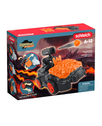 Schleich Eldrador Creatures Pojazd Pancerny Z Lawy Ministworkiem 42668 nr 1