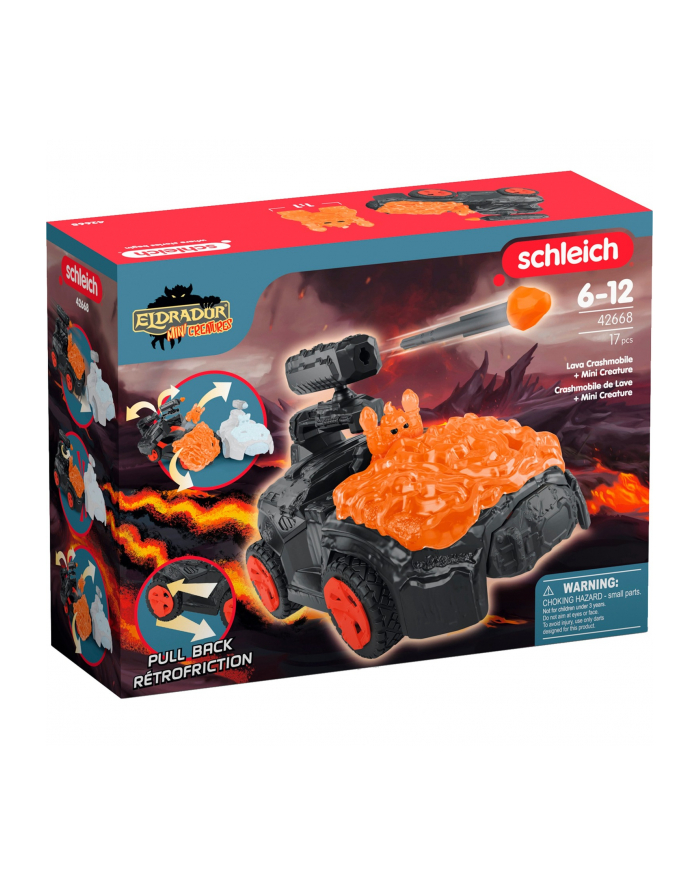 Schleich Eldrador Creatures Pojazd Pancerny Z Lawy Ministworkiem 42668 główny