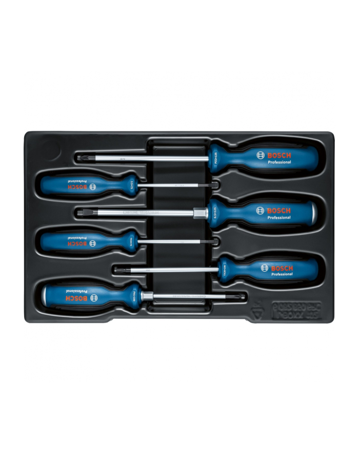 bosch powertools Bosch screwdriver and hand tool set, 19 pieces, pliers set (blue, L-BOXX 102) główny