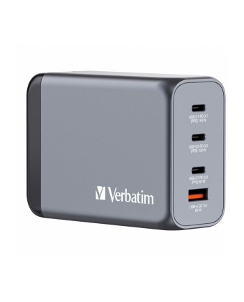 verbatim Ładowarka GNC-240 32205 GaN 240W, PD 3.1, QC 3.0  3x USB-C, 1x USB-A, UE / UK