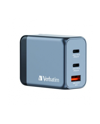 verbatim Ładowarka GNC-65 32201 GaN 65W, 2xUSB-C 1xUSB-A, UE / UK