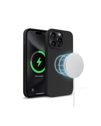 crong Etui Color Cover Magnetic - iPhone 15 Pro MagSafe Czarne