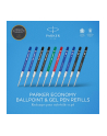 1x20 Parker Quinkflow Basic Ballpoint Pen Refill M black - nr 10