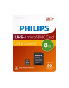 Philips MicroSDHC Card 8GB Class 10 Uhs-i U1 incl. adapter - nr 5