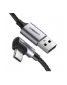 UGREEN KABEL USB   KABEL KĄTOWY USB - USB TYP C 2M 3A SZARY  (UGREEN_20200508120523) - nr 1