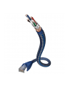 Kabel sieciowy Inakustik 004803005 CAT 6 SF/UTP AWG 24 RJ45 0.50m Srebrno-niebieski (4803005) - nr 1