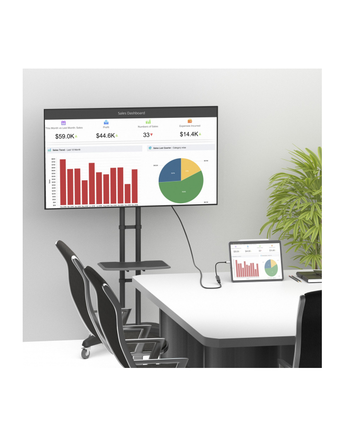 Marmitek Adapter USB Connect USB-C - DisplayPort Srebrny (8371) główny