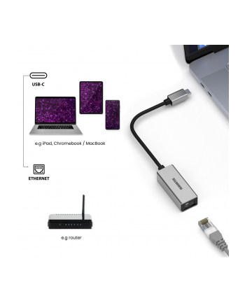 MARMITEK PRZEJŚCIÓWKA, ADAPTER USB-C™  25008373, [1X USB-C™ - 1X ZŁĄCZE ŻEŃSKIE RJ45]  ()