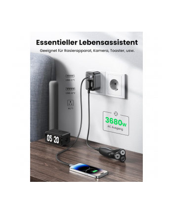 Ugreen Listwa zasilająca Przedłużacz EU 90613, 30W (90613)