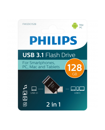 Philips 128Gb czarny (Fm12Dc152B00)