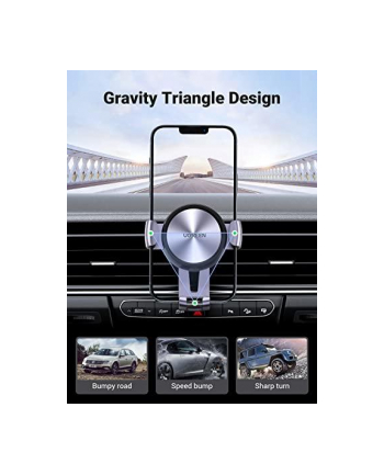 Ugreen Uchwyt Grawitacyjny Szary (50564) nr 2