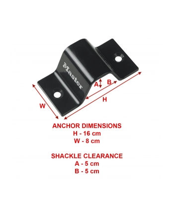 Master Lock Kotwienie Do Ściany Podłogi 1szt. nr 2