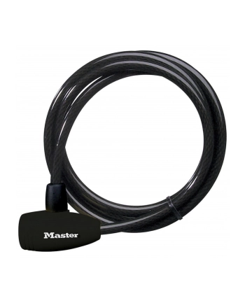 Master Lock 8154 Eurd Zapięcie Z Zamkiem Na Klucz Kabel 1,8m Czarne nr 2