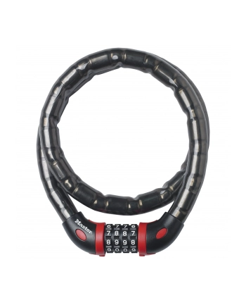 Master Lock 8226 Eurdpro Zamek Z Zamkiem Szyfrowym 1M Kabel Stalowy Odporny Na Warunki Atmosferyczne nr 2