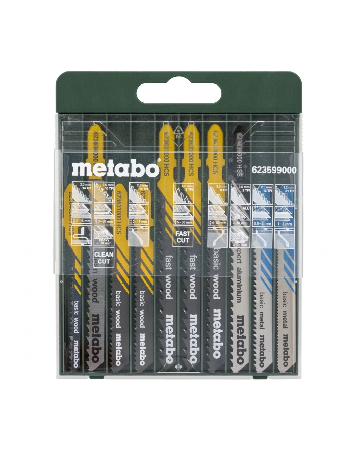 Metabo Zestaw brzeszczotów (10-częściowy) PROMOTION 623599000 główny