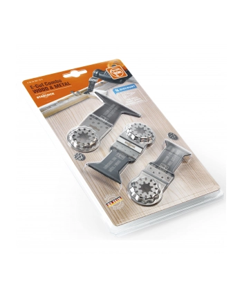 Fein Zestaw brzeszczotów do cięcia wgłębnego urządzenia Multimaster 35222967100 nr 1