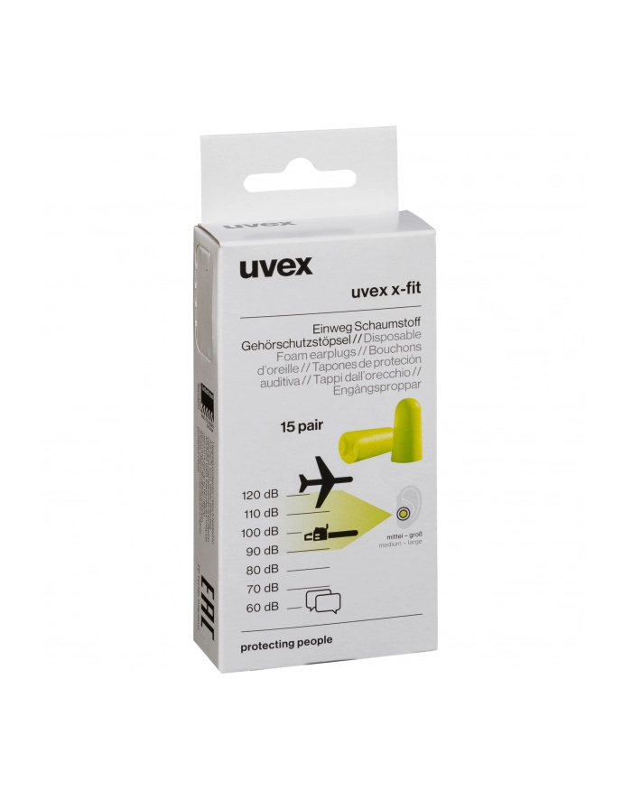 Uvex Zatyczki Do Uszu X Fit 2112133 37 Db 15 Par(A) główny