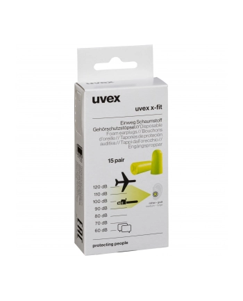 Uvex Zatyczki Do Uszu X Fit 2112133 37 Db 15 Par(A) nr 2